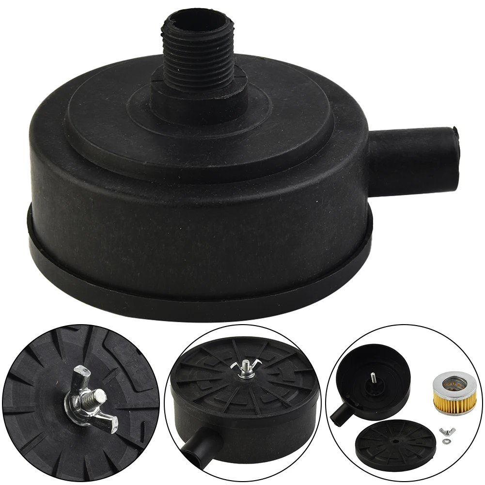 

For Air Compressor Inlet Air Muffler Compressor 1 Piece 20mm Black Filter Housing Intake Male Muffler Plastic Case