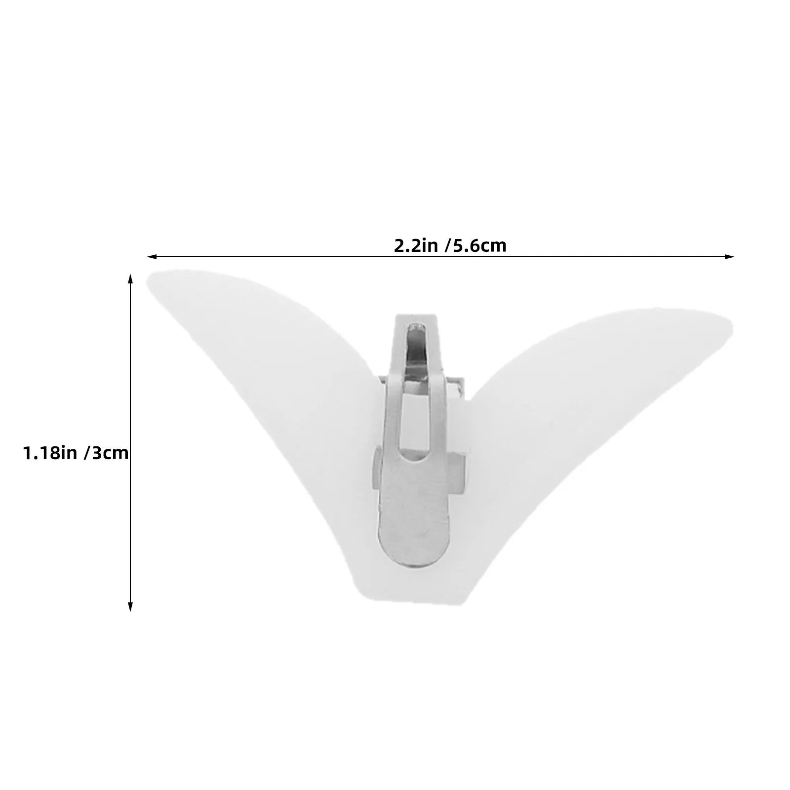 30Pcs Tie Clips Collar Fastening Lightweight Plastic Bow Tie Hardware Adjustable Slider Replacement Clip for Wedding Business