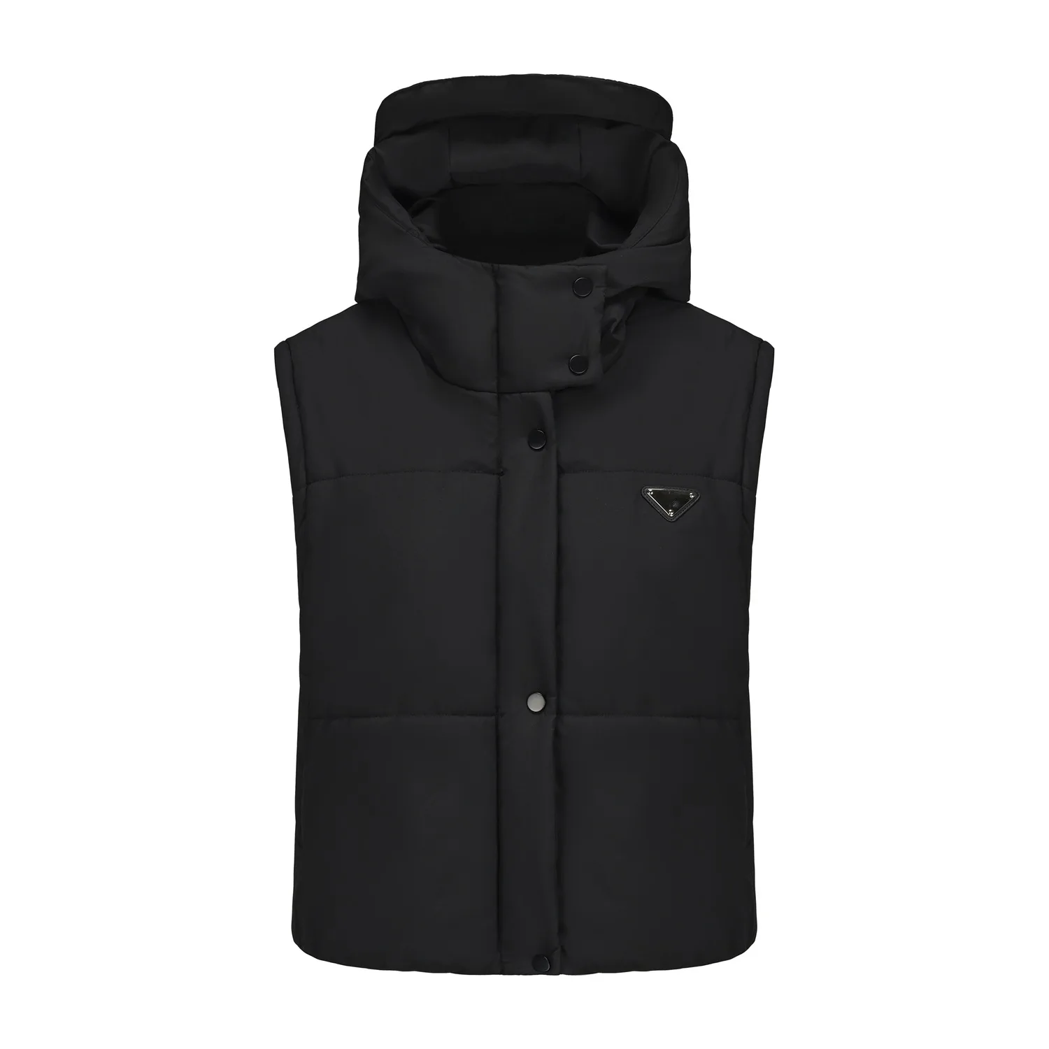 Nueva moda Otoño/Invierno Casual manga larga cuello alto cremallera Color sólido Slim Fit ropa acolchada de algodón con capucha, 3 colores