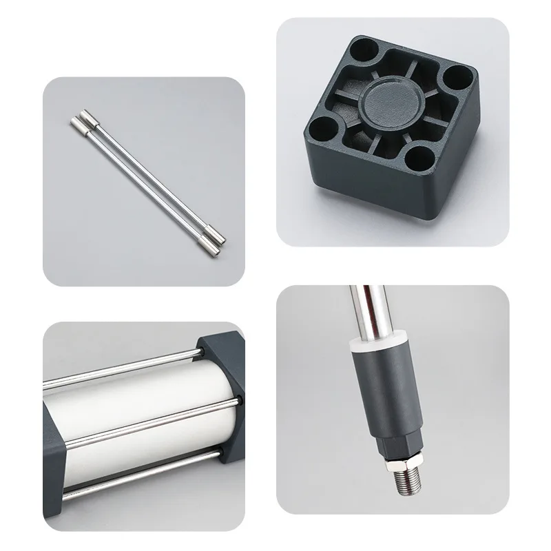 Pneumatic Cylinder Stroke SCJ32-25-25S Robotic Arm Piston Rod Adjustable Stroke Cylinder