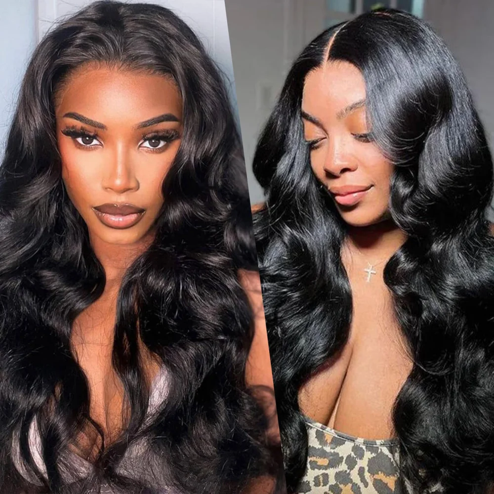 32 36 بوصة الخامس جزء شعر مستعار شعر الإنسان 100% ريمي شعر بشري خام 220% لا الغراء البرازيلي الجسم موجة الخامس جزء خصلات الشعر المستعار الإنسان للنساء