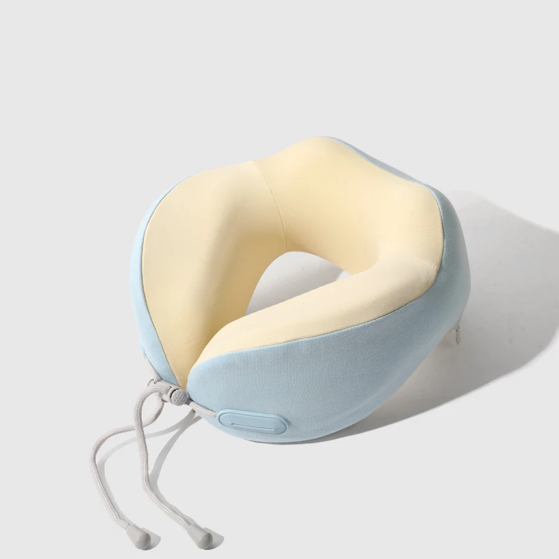 Premium 100% Pure Memory Foam Travel Neck Pillows Detachable Fabric Breathable Cover Machine Washable  Neck Pillow