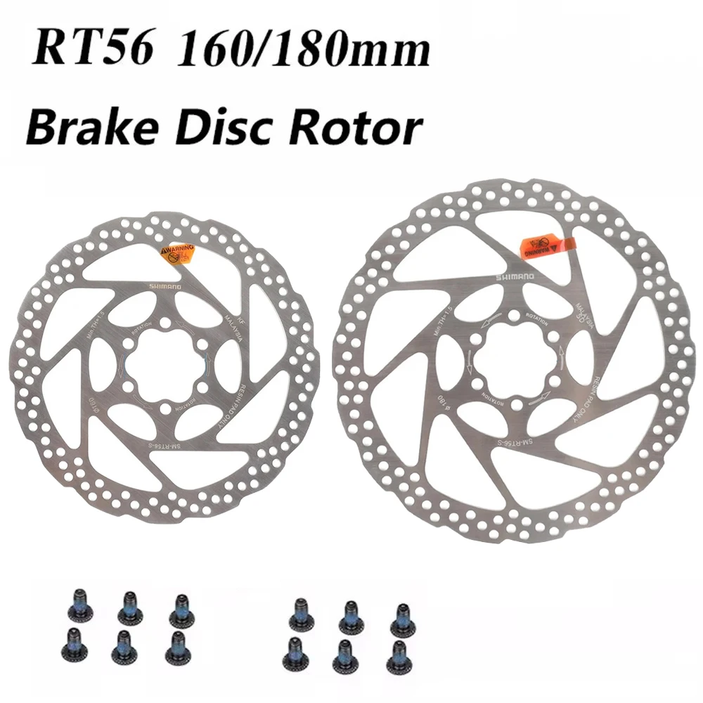 DEORE SM-RT56 MTB Bike Disc Brake Rotor 6 Bolt Mountain Bikes Disc M610 RT56 M6000 Brake Disc 160MM 180MM MTB Bike Accessories