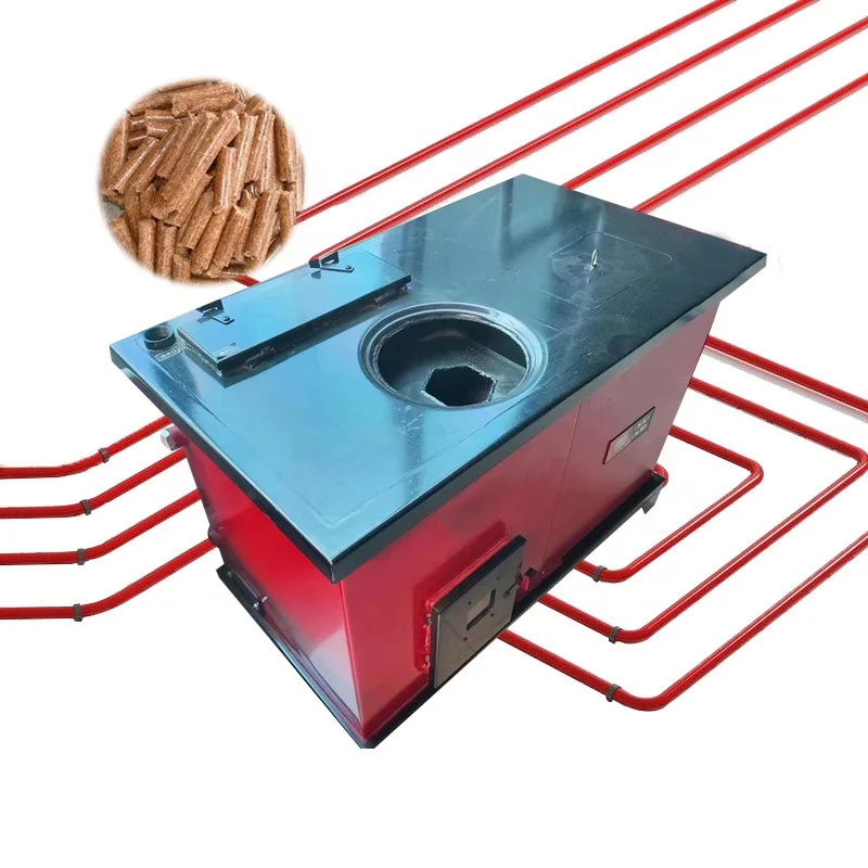 Automatic feeding biomass pellet water heater with floor heating joint Boiler stove water stove