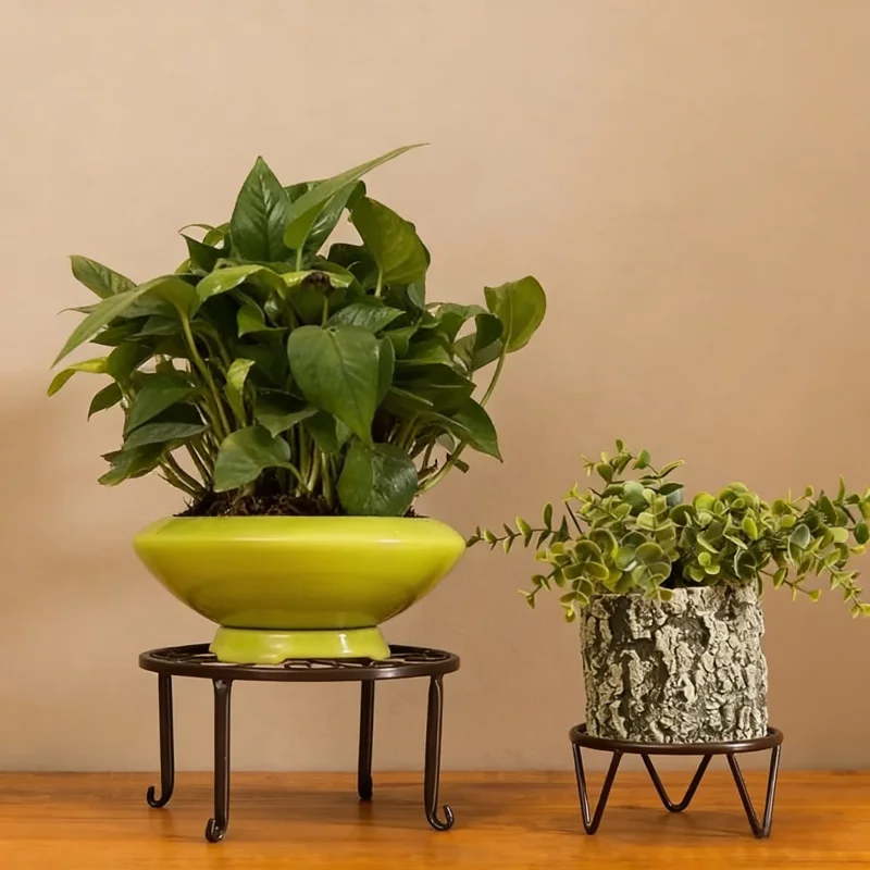 Multi-layer metal flower stand1-4Indoor and outdoor universal living room balcony succulent and green plant pot stand, floor-sta