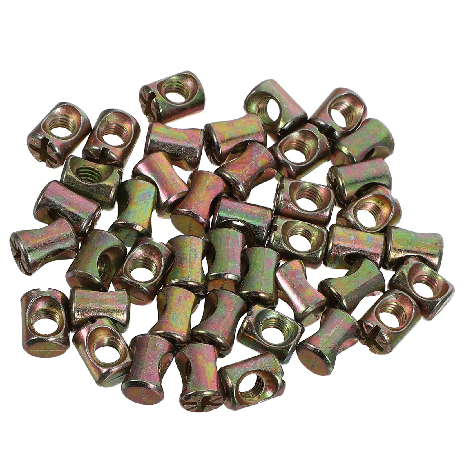 50개 가구 연결 부품 배럴 너트 키트 M6 스프링 장 - Furniture Hardware Barrel Nut 리뷰 및 가격