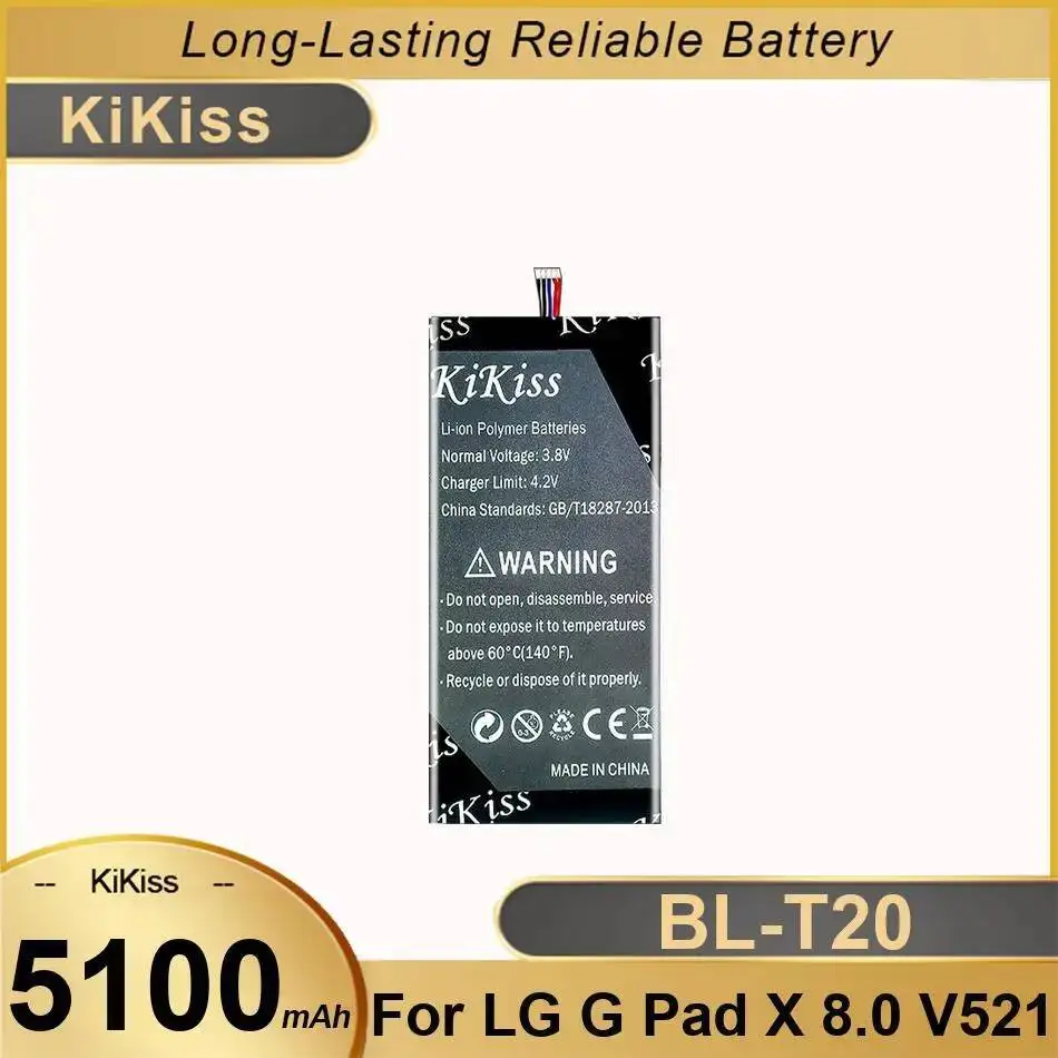 5100 мАч для стабильного планшета LG G Pad X 8,0 V521 BL-T20