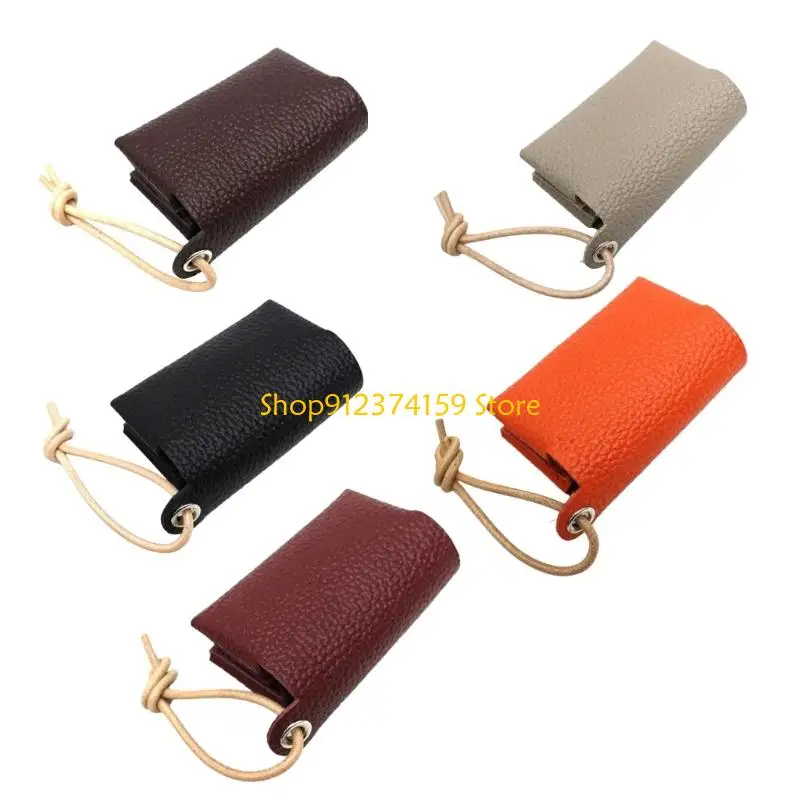

G5AE Elegant PU Leather Tissue Case With Adjustable Strap Hygienic Storage Solution