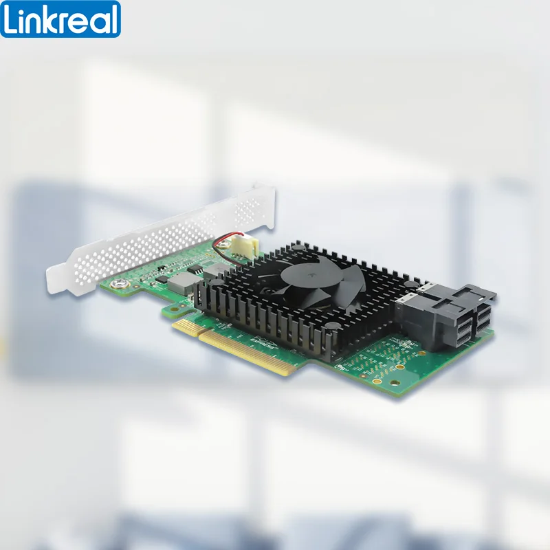 Imagem -02 - Linkreal Pci Express 3.0x8 para x E.2 segundo Switch Ssd Pcie E.2