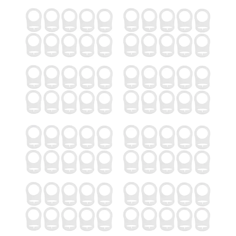 

JY-80 шт. силиконовое кольцо на пуговицах для мамы, держатель для соски, зажим для манекена, адаптер, прозрачный