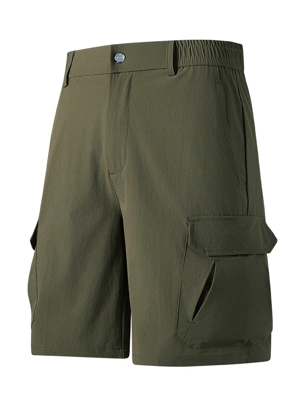 

Новые мужские летние спортивные шорты из ледяного шелка 2025 года, тонкие, длиной до колена, для активного отдыха, бега, работы, баскетбола