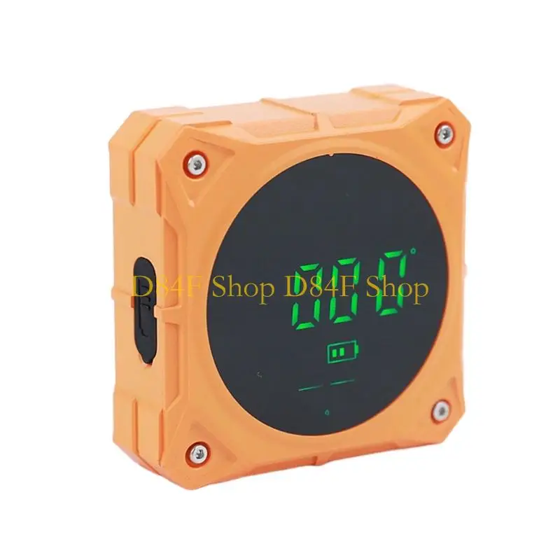 D84F Goniometer Inclinometer With Double Measurement Mode 4Surface Design For Metalworking Equipment Setups