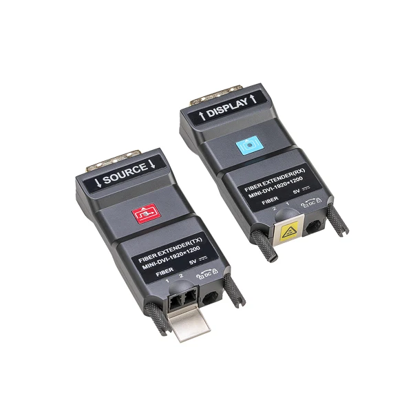 Ho-link LC to DVI Fiber Optic Transceiver 10Gbps Digital Video Converter for Monitor Projector PC TV Versatile Connectors