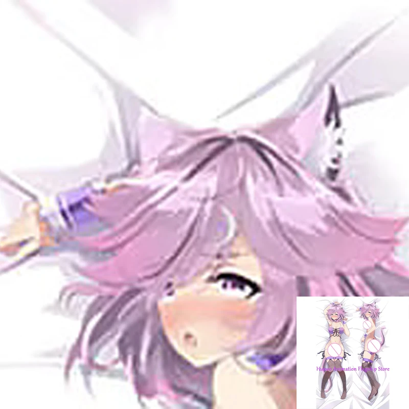 

Dakimakura Anime Pillow Cover Lavender Sato Double Sided Print 2Way Cushion Cover Xmas