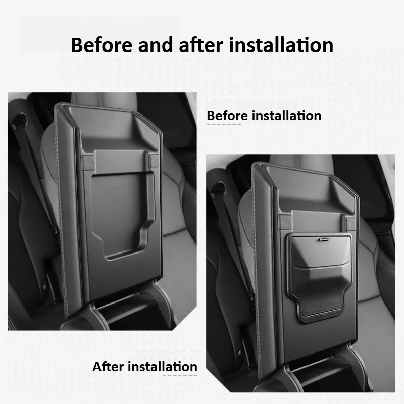 Armrest Holder Box Armrest Hidden Storage Box for Tesla Model YL Juniper/Y Standard Model 3 Highland Console Armrest Holder Box