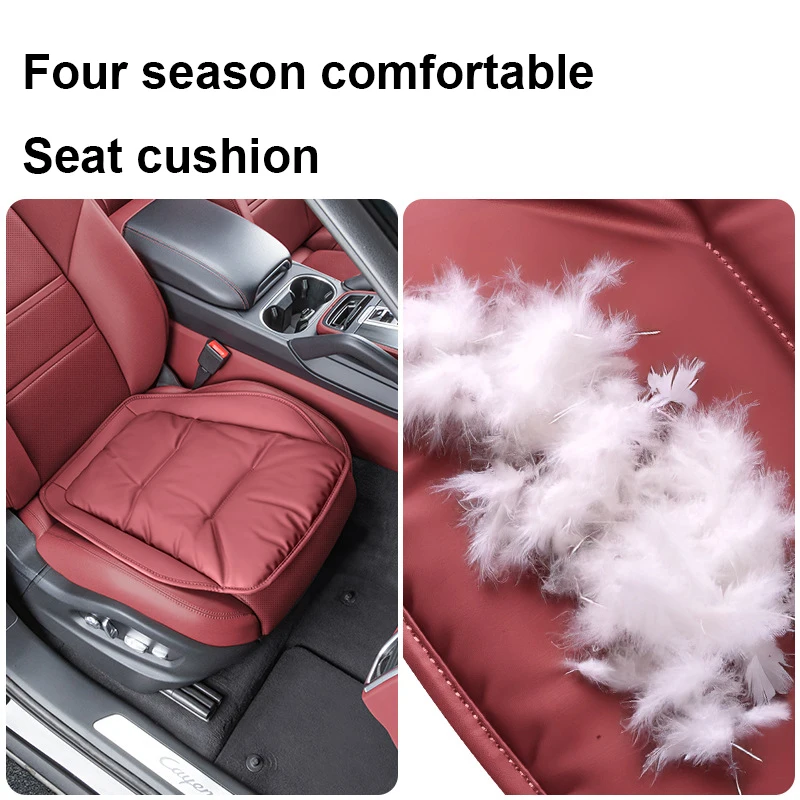 Para porsche macan panamera cayenne almofada de assento de carro seda gelo natural bodhi confortável respirável decoração interior peças de automóvel