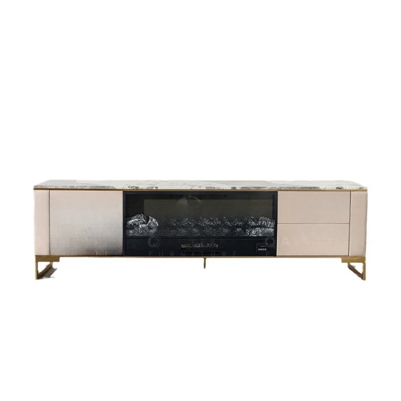 

Sub-simulated fire fireplace decorative cabinet light luxury TV cabinet