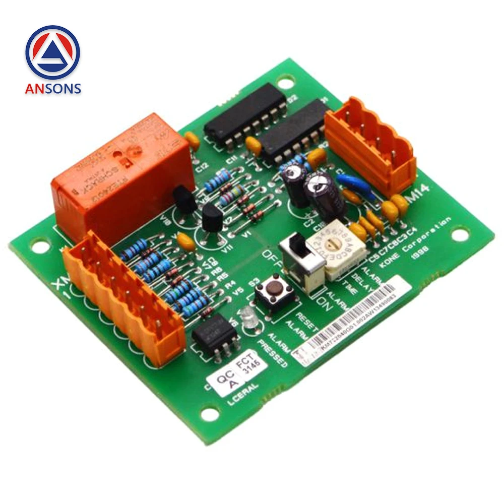 KM722040G01 722043H01 LCERAL KONE Elevator Remote Alarm PCB Interface Board Ansons Elevator Spare Parts