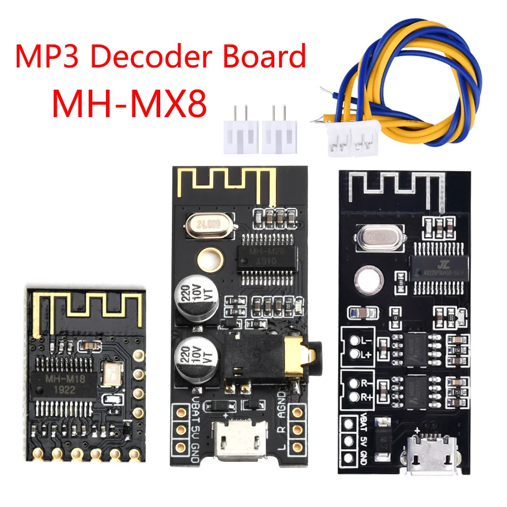 MH-MX8 MP3 Decoder Board Bluetooth 4.2 5.0 Audio Modul Verlustfreie Stereo DIY Refit Lautsprecher Hohe Fidelity HIFI