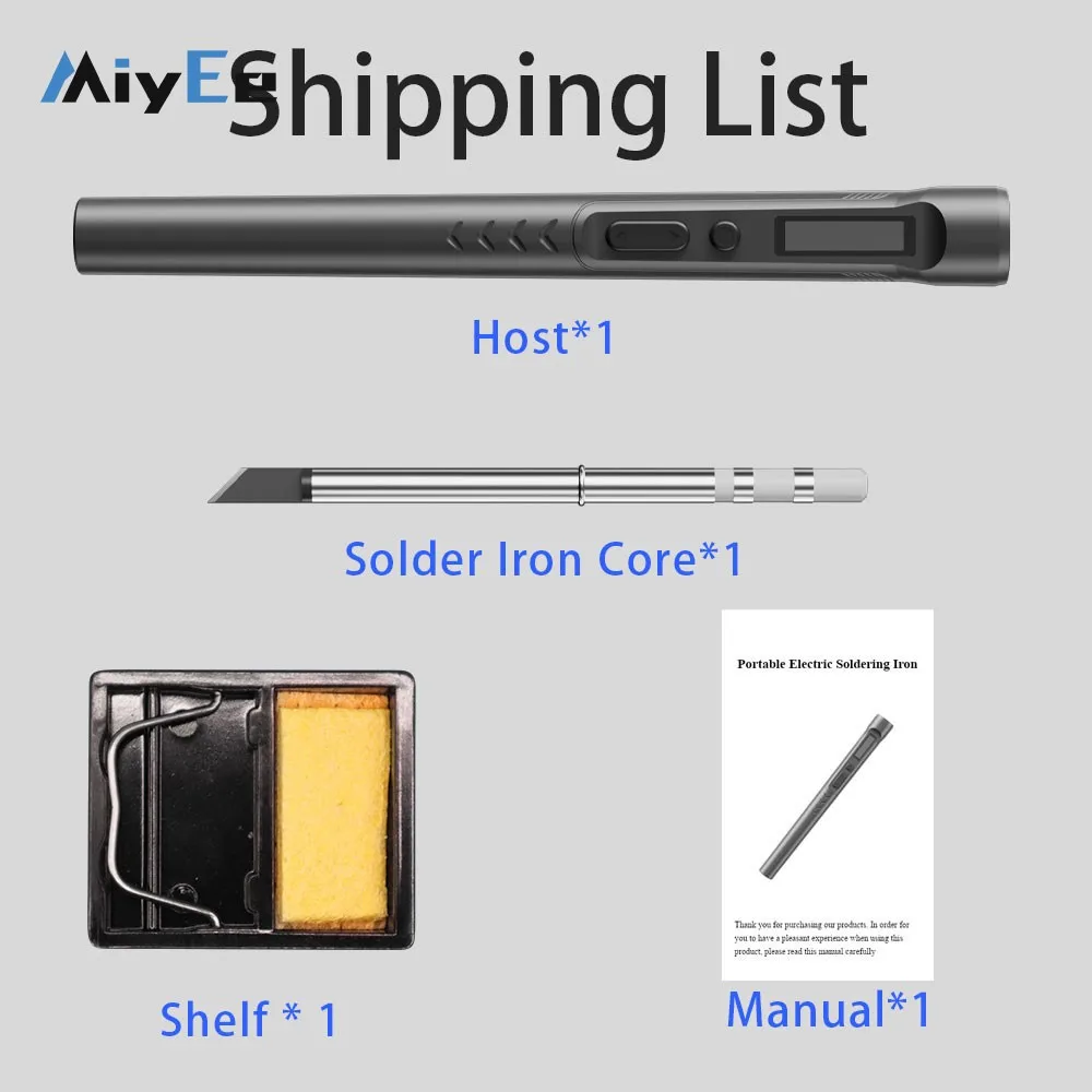 

T65-SP Portable Intelligent Soldering Iron 90W DC+PD Dual Mode Power Supply with Soldering Iron Tip