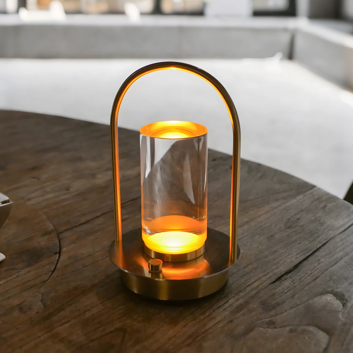 Touch Ctrl USB 5V Dimmable Rechargeable Led Table Lamp Portable Lantern for Ambient Atmosphere Event KTV Bar Cafe Bedroom