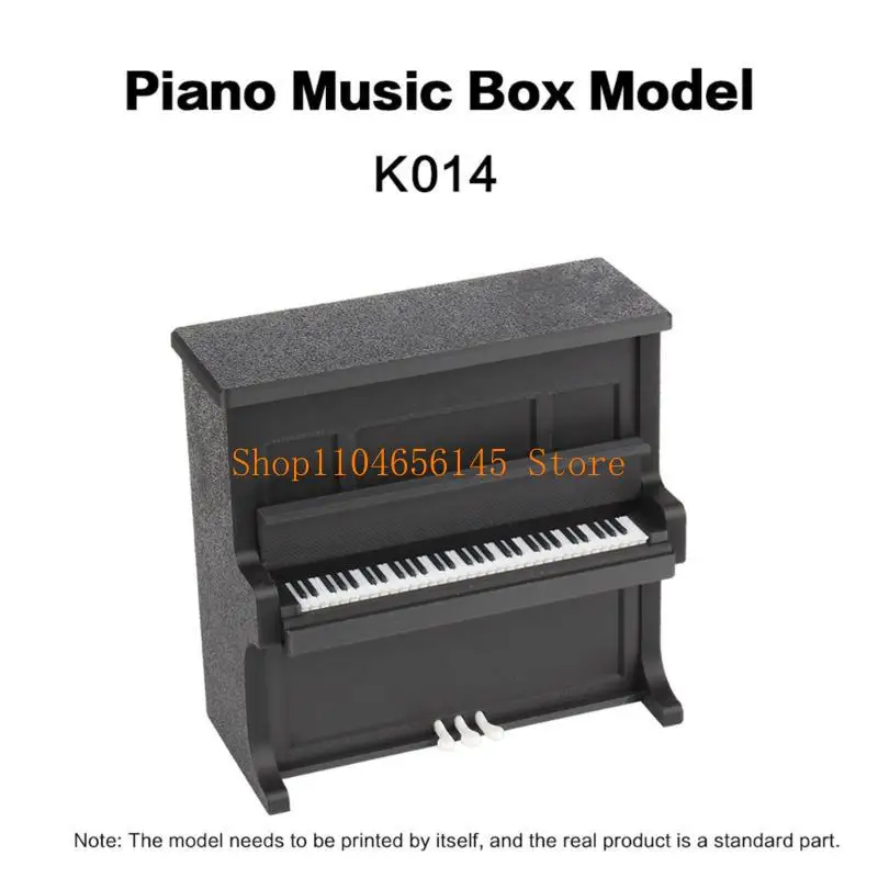 5asd Klavier-Spieluhr-Modellbausatz für den 3D-Druck, einfache für Labor, Klavier-Spieluhr-Wickelsatz K014 – Detail 5