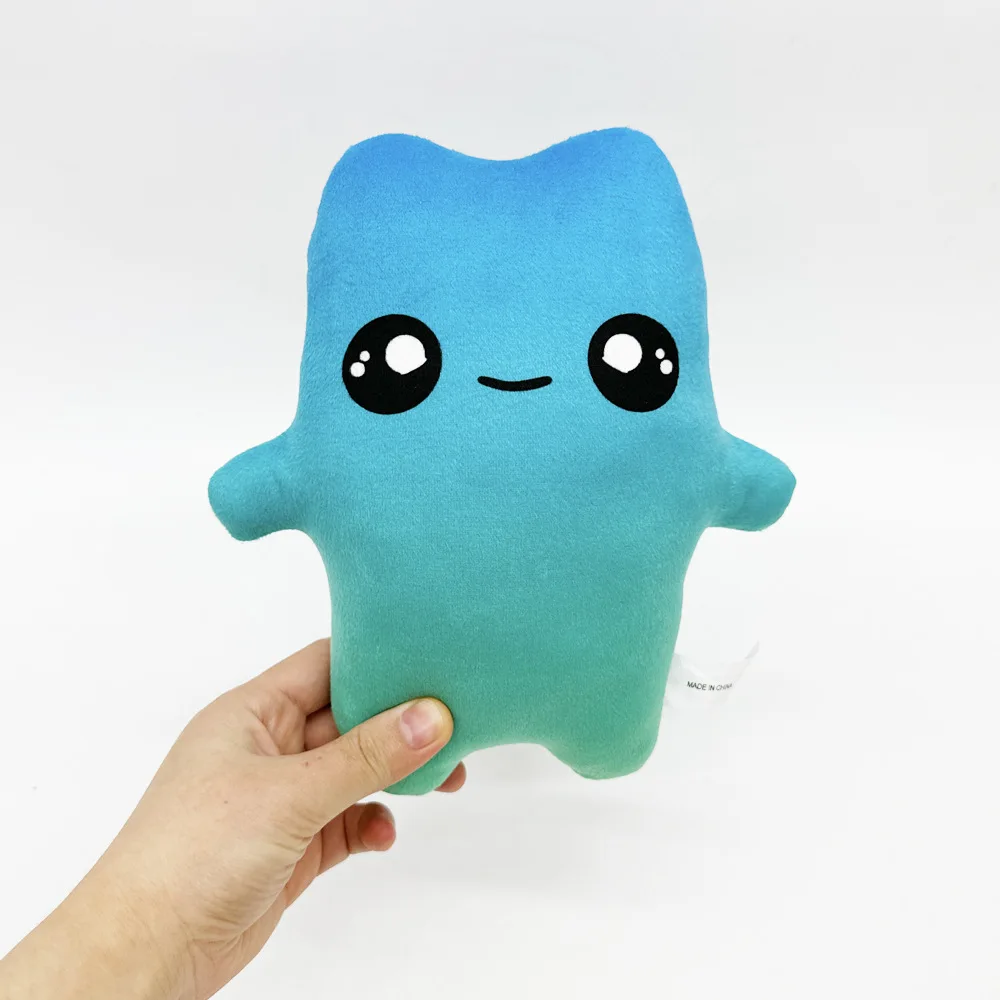 In Stock Sprites Plush Doll Toy 20CM Cartoon Cute Soft Blue Gradient Big Eyes Plush Doll Toy Game Periphery For Kid Gift