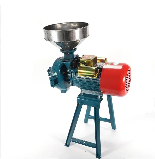 Small Commercial Maize Rice Spice Powder Grinder Wheat Milling Machine Grain Flour Mill Machinery Corn Grinding Machine