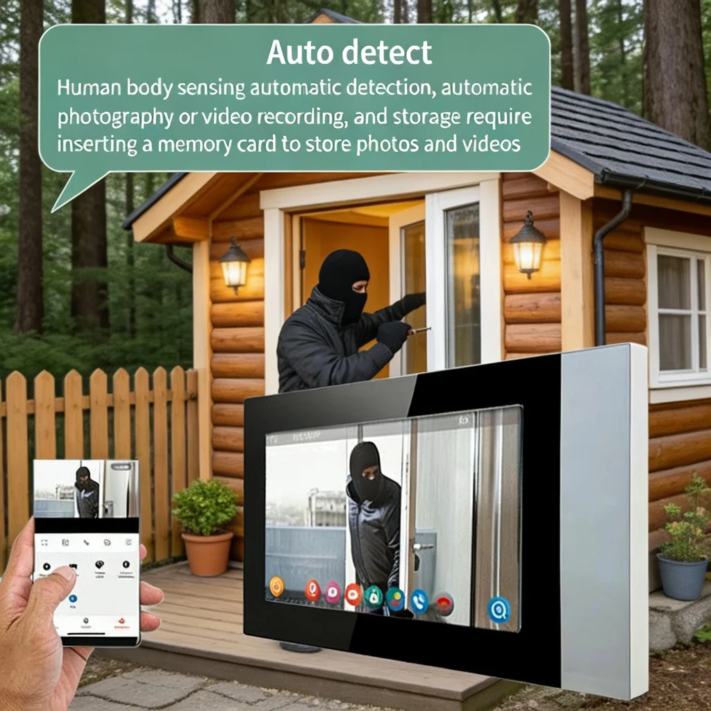 2-Wire Support Tuya APP Smart Wi-Fi Video Intercom Kit 2MP 1080P Doorbell Camera 7
