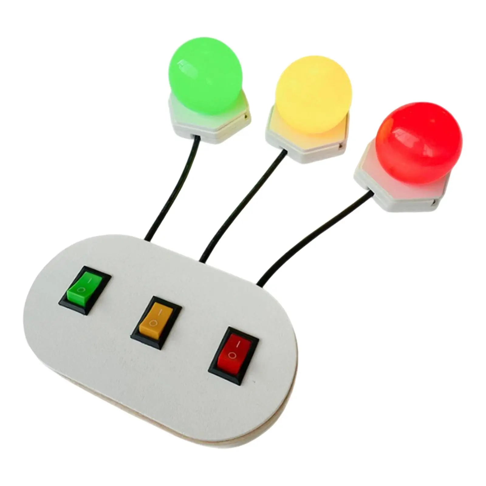 Sensory Board Indoor Play Game Three Color Lights Sensory Development Sensory