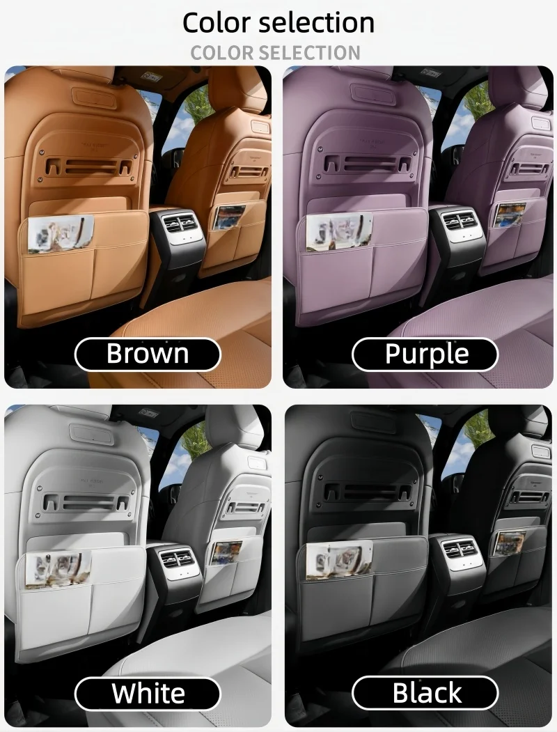 Fit for Chery ICAR V27 2026 Automobile Back Row Seat Anti Kick Pad Second Row Multifunctional Protective Pad Auto Interior Piece