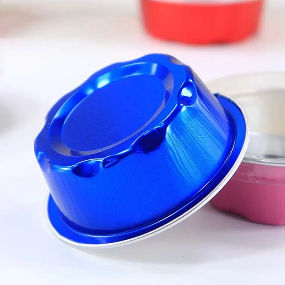 Fryer Reusable Mini Snack Containers Tray Tinfoil Cups Pudding Cake Mold Dessert Cups Aluminum Foil Tin Cup Muffin Cupcake Cups view 4