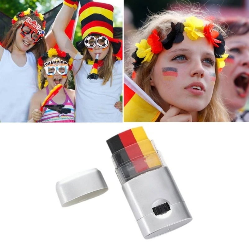 Flags Face Paint National Flags Face Paint For Make up Face Paint Football Supporters Sports Event Face Oil Paint