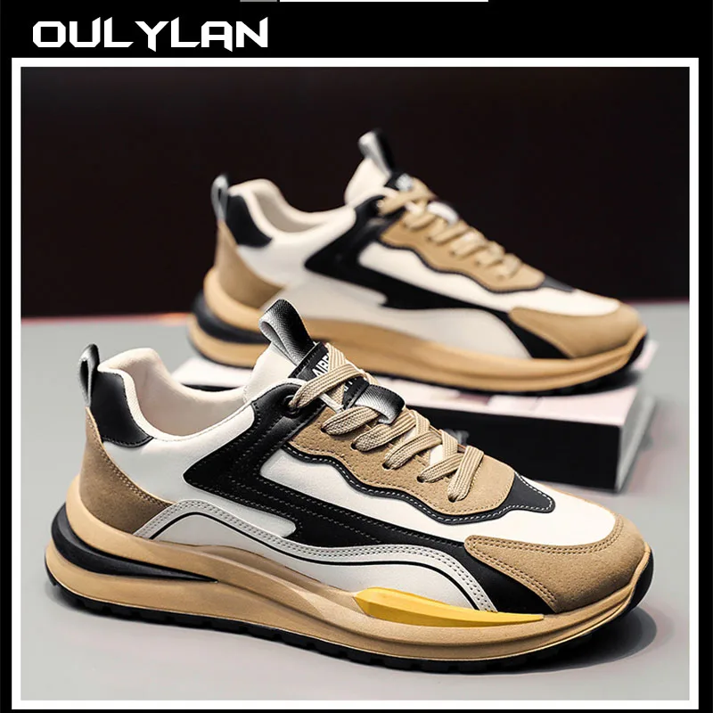 

2024 New Breathable Running Sneakers for Men, Low Heel Trendy Versatile Casual Shoes for Men, High Tide Shoes