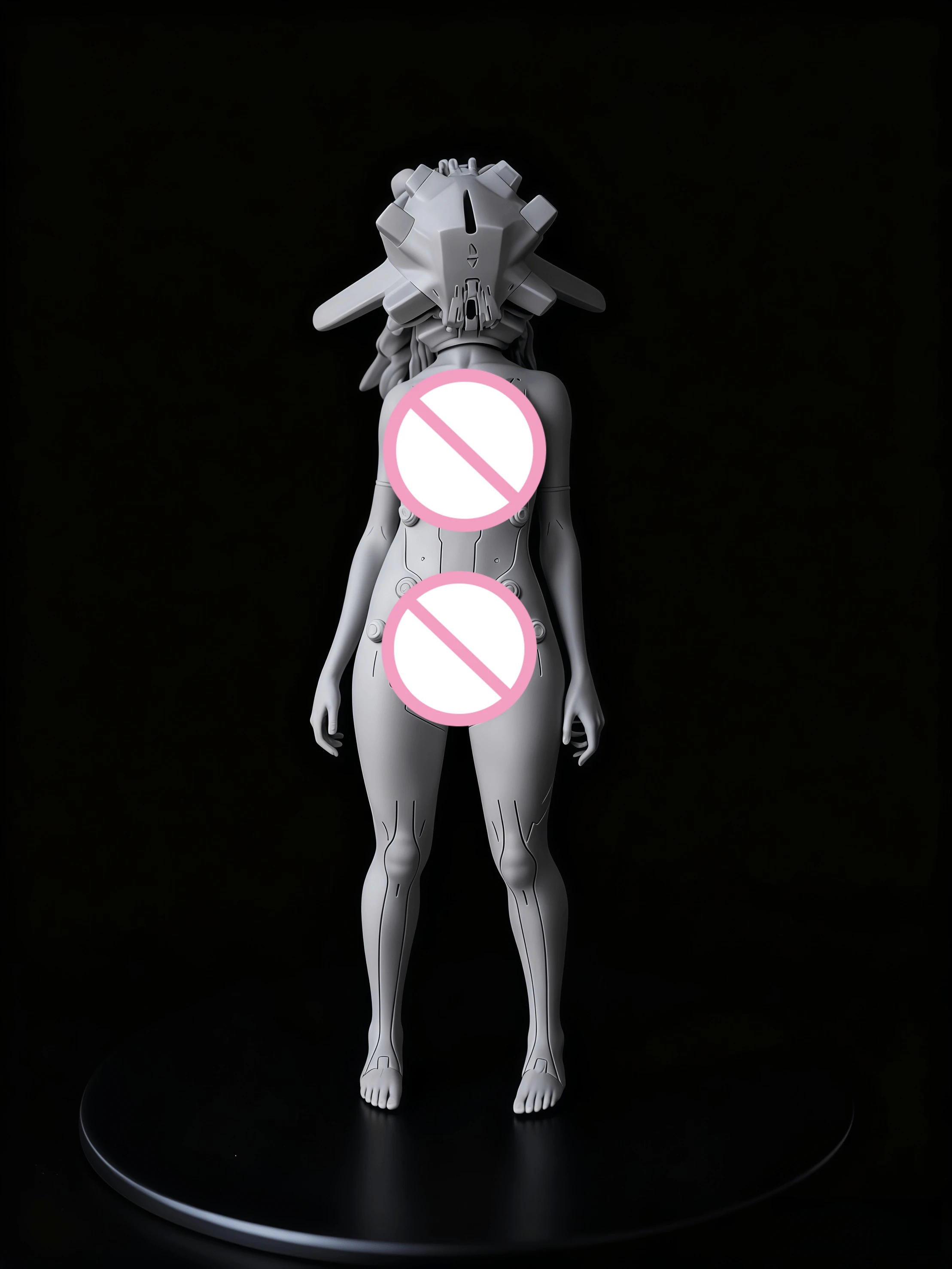 

1/16 (140mm) Cast Resin Model, Sci-fi Character Mechanical Girl Liya, Unpainted