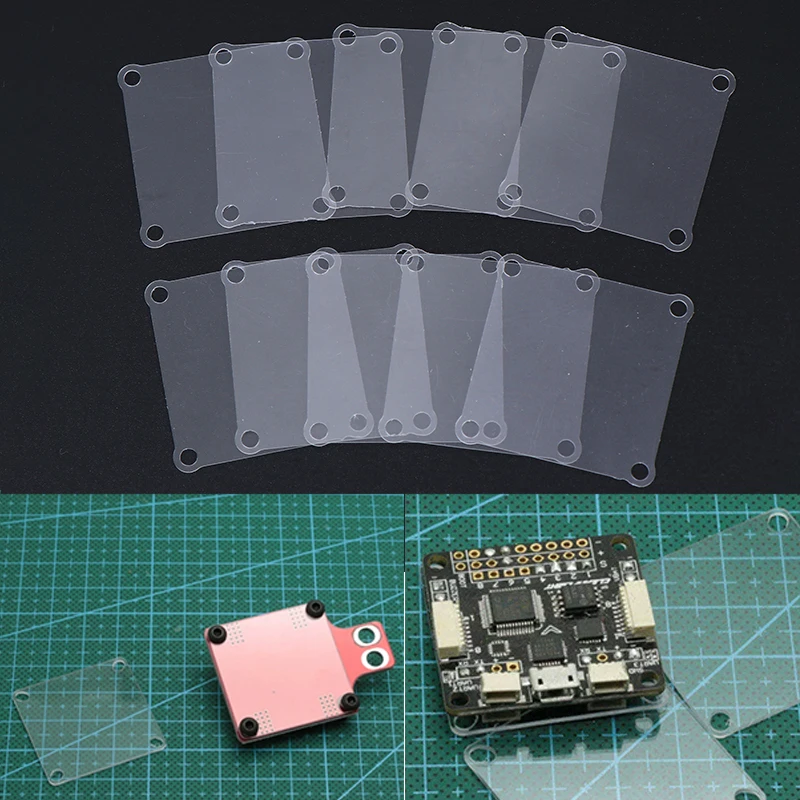 5/10Pcs Transparent FPV Stack Insulated Board - 20X20mm / 30.5X30.5mm CC3D/NAZE32/F3/F4 Flight Control Accessories