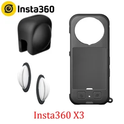 Insta360 X3 Silicone Protective Case Body Cover Lens Guards Cap For Insta 360 X 3 Accessories