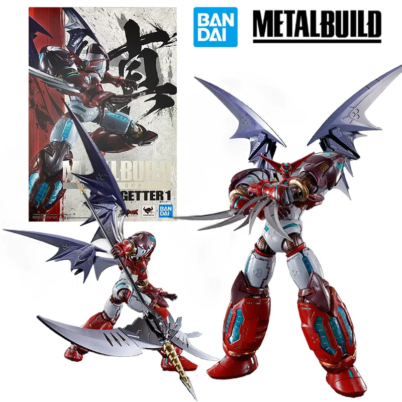 

Bandai Metal Build Dragon Scale Shin Getter 1 Getter Robo Armageddon 18Cm Anime Original Action Figure Model Toy Gift Collection