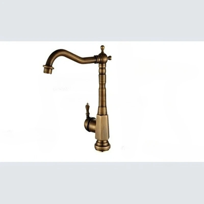 Home Improvement Antique Brass Faucet 360° Swivel Mixer Tap for Kitchen Bathroom Basin Sink Multifunctional Water Crane
