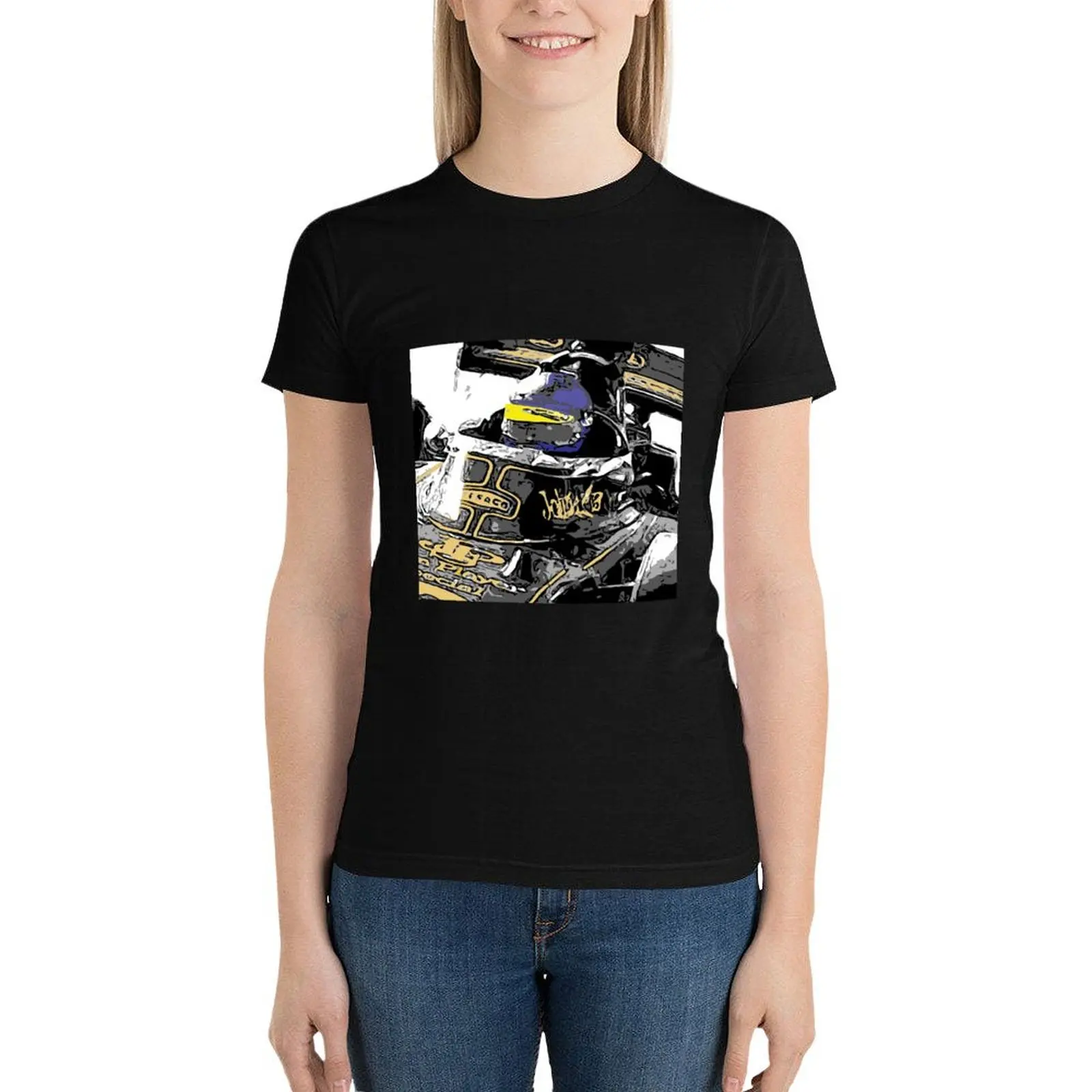 Super Swede Ronnie Peterson T-Shirt tees Short sleeve tee Women's tops