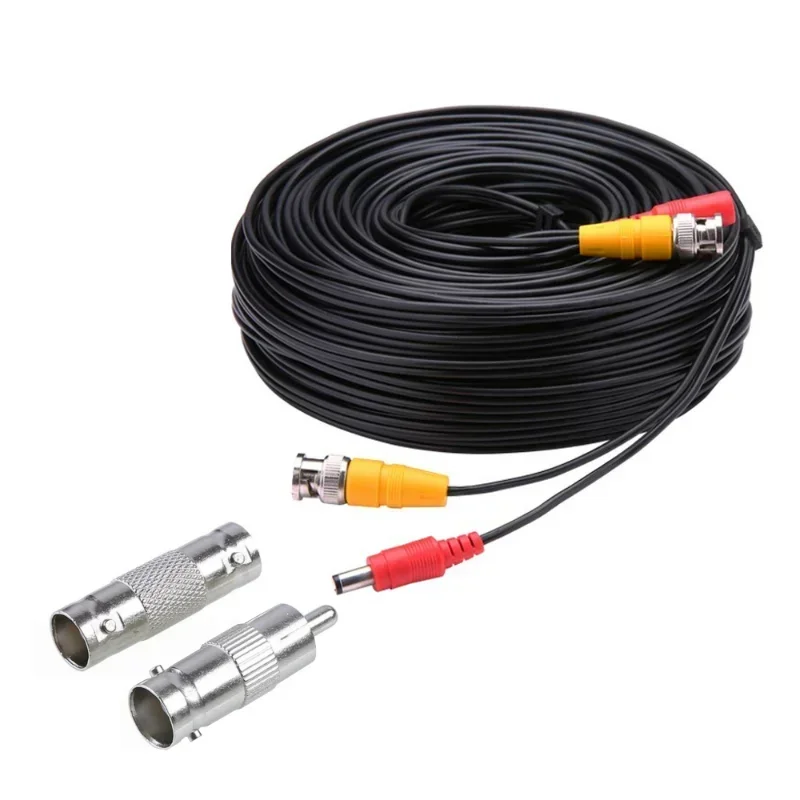 5M BNC Video Power Cable for Analog AHD CCTV Surveillance Camera security system BNC CCTV accessory