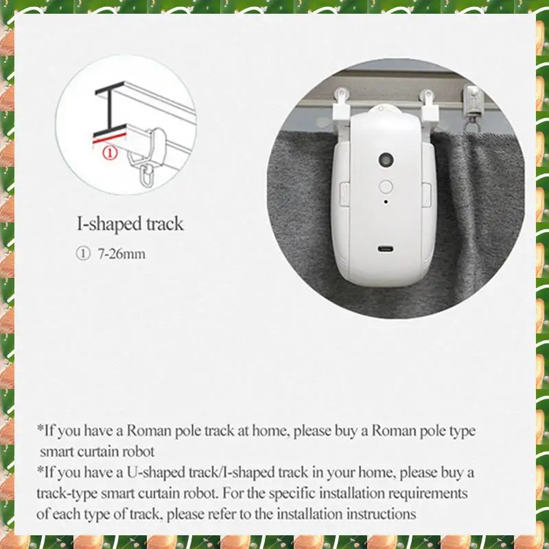 

JAJA Smart Curtains Robot Roman Rod Track/T/U-Rail Tracks 3 In1 Automatic Curtain Opener Remote Control Curtain Motor