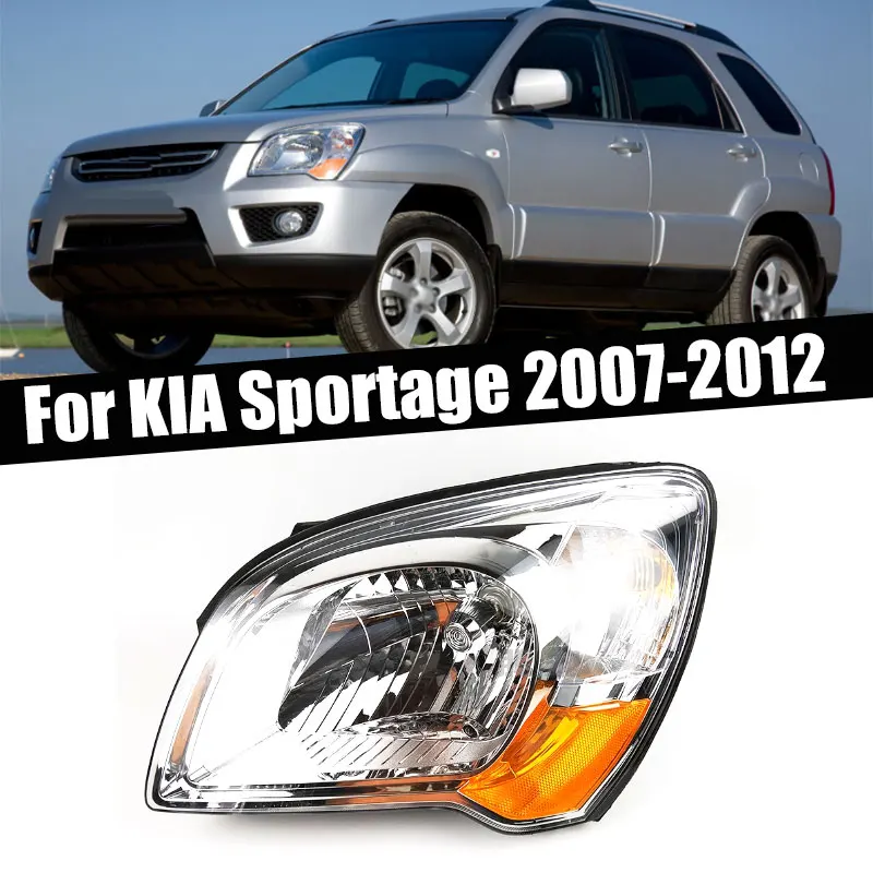 

Для KIA Sportage 2007-2012 автомобильные аксессуары передняя фара сигнальная лампа дальнего света электрическая фара корпус без лампочек