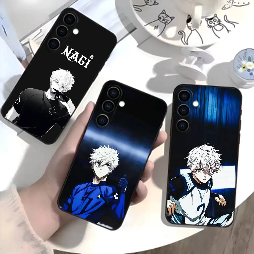 Anime F-Blue Lock Phone Case For Samsung Galaxy A73,A72,A71,A70,A52,A51 Others Soft Black Cover