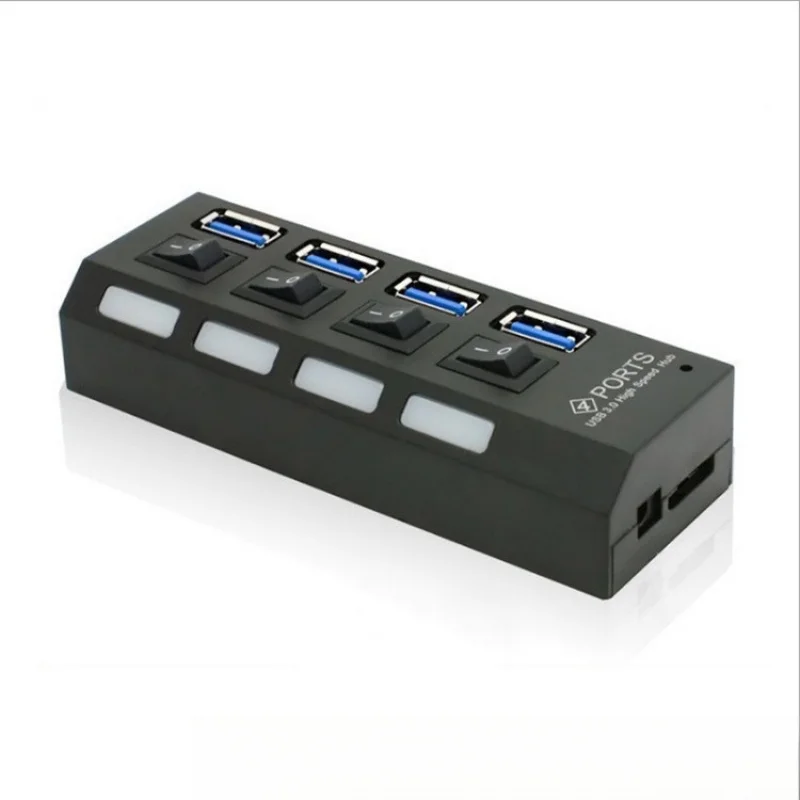 

USB 3.0 HUB 4-портовый разветвитель 3.0 3.0 с независимым расширителем переключателей