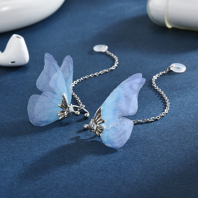 Earrings Strap For Airpods Ear Holder Clips Clip-On Anti Lost Butterfly Ear Clip For Women's Ins-Style Anti LossWireless Earhook