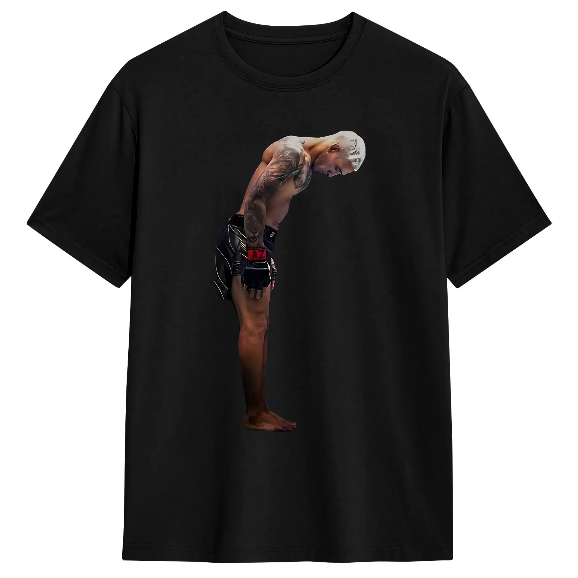 

Men T-Shirts Charles Oliveira Funny Cotton Tees Short Sleeve T Shirts Round Collar Clothes Adult