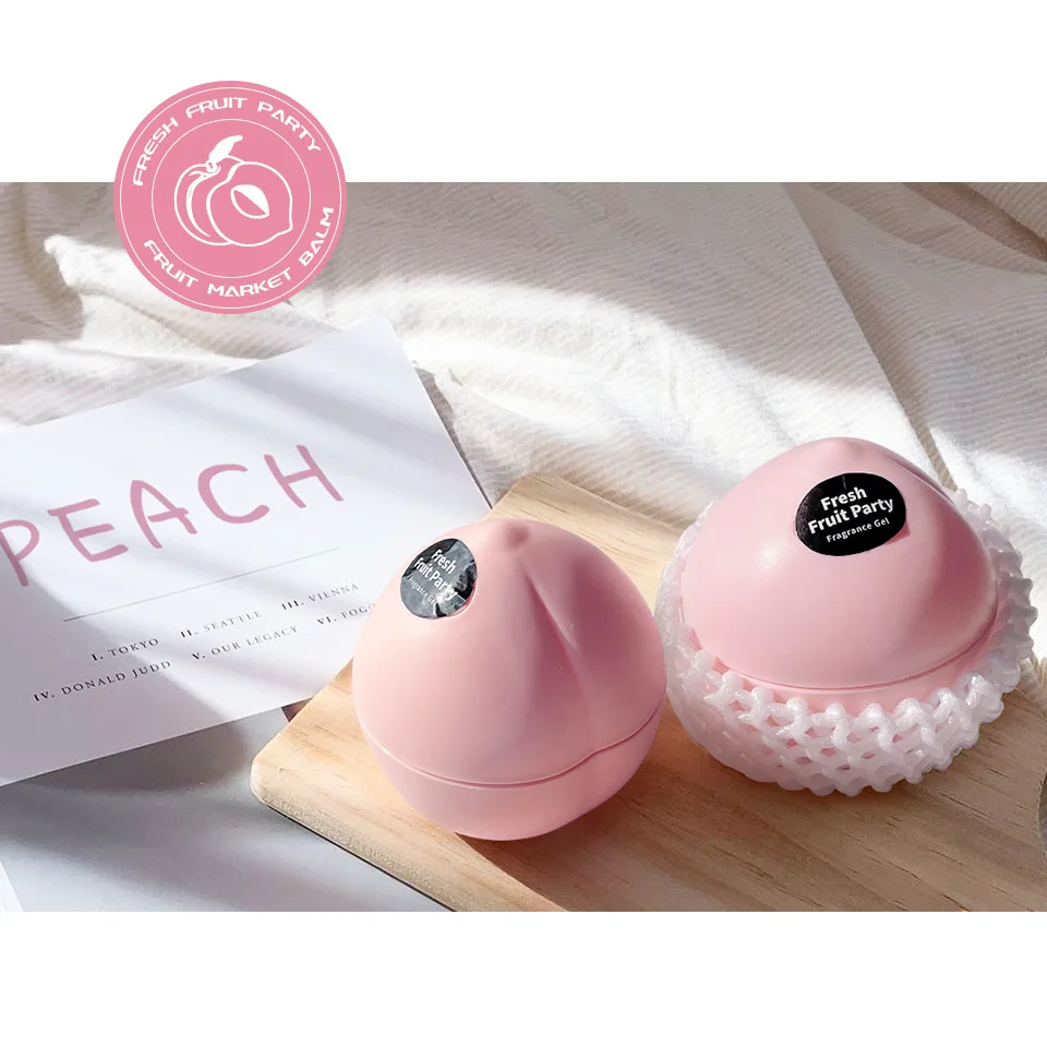

Peach Fruit Perfume Aromatherapy Ointment Solid Car Perfume Toilet Fragrance Designer Classic