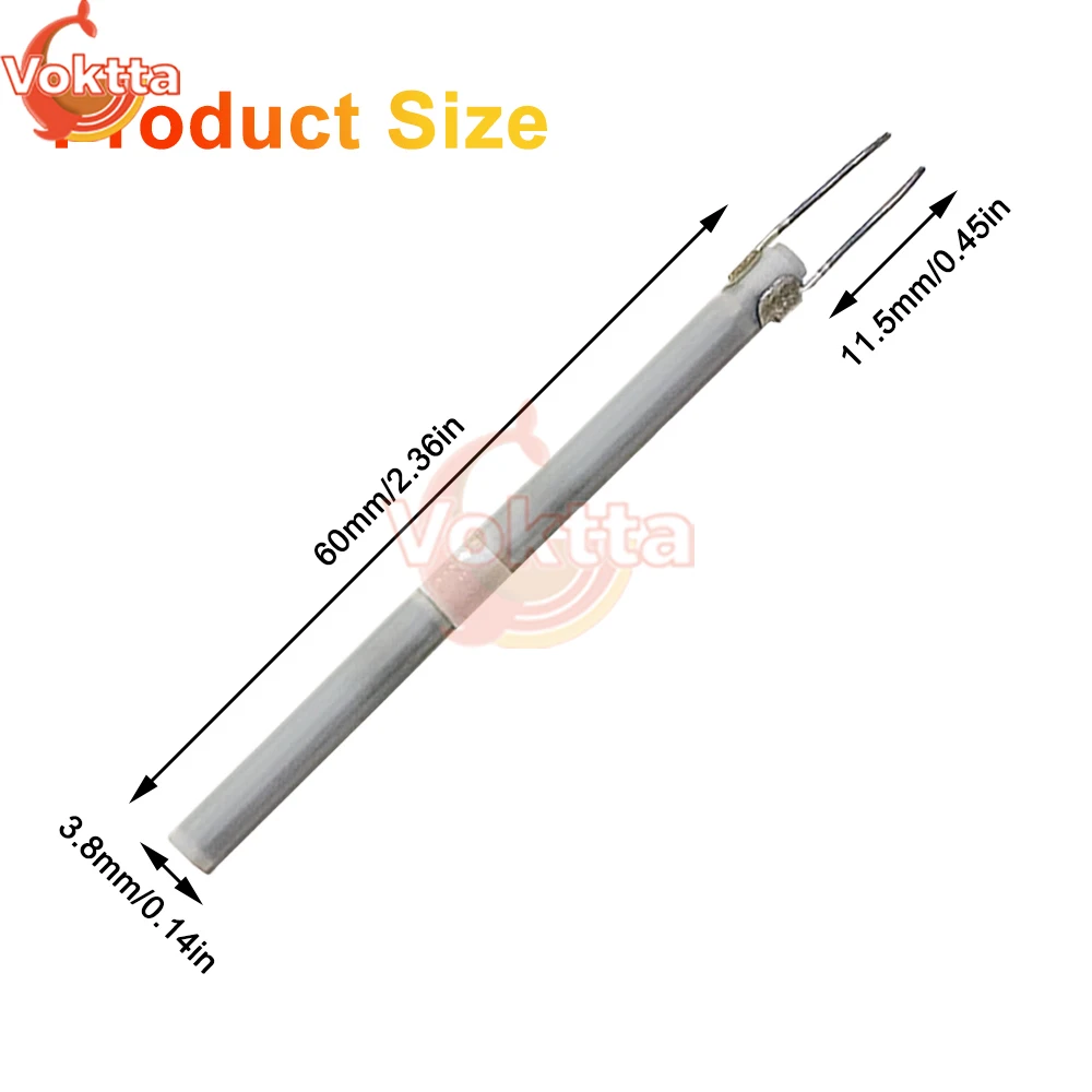 220V 110V Electric Soldering Iron Heater Heating Element 60W Adjustable Temperature Ceramic Internal Heating Solder Irons Kits