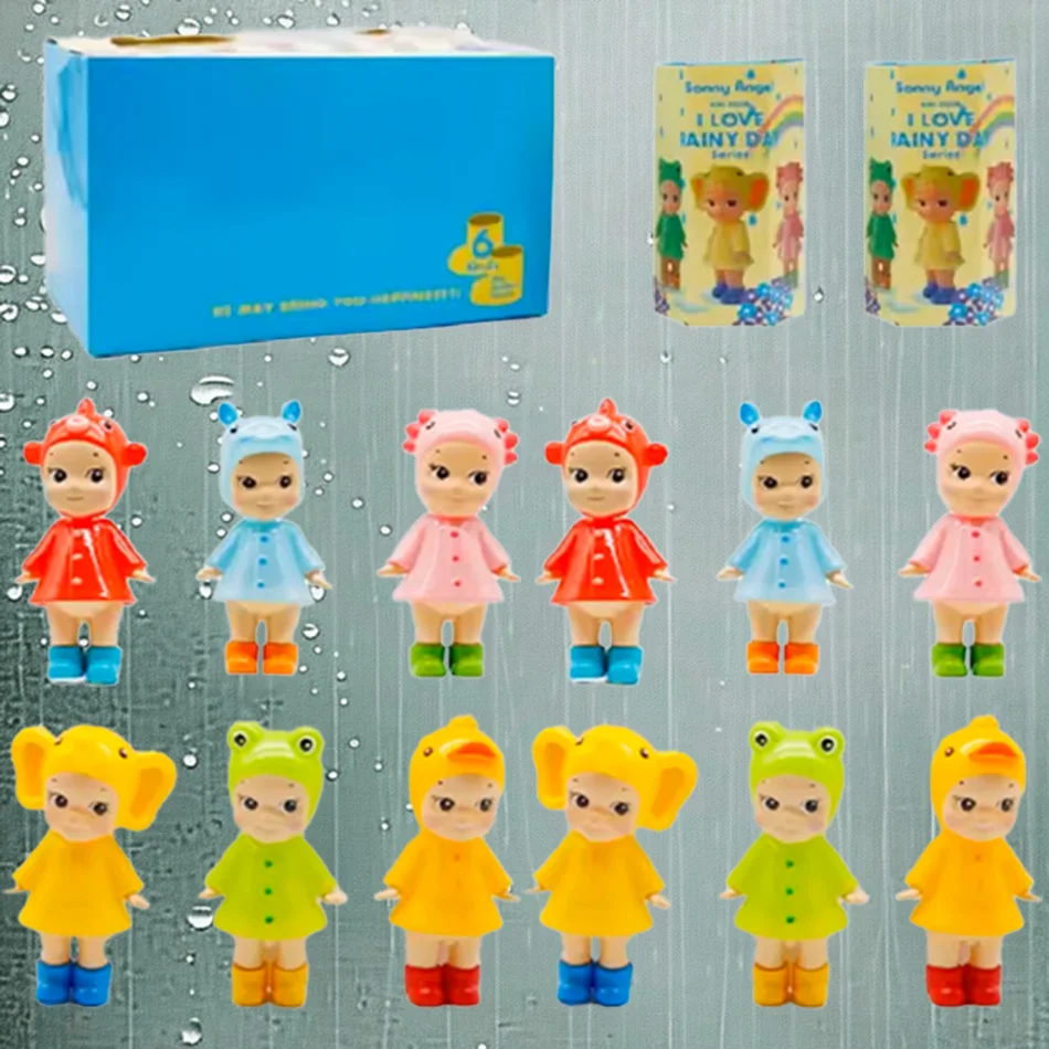 Hot Sonny Angel Doll Rainy Day Series Series Blind box Mini Figures Action Model Collectible Decor Girl Toy Birthday Gift